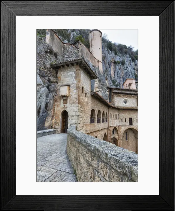 Framed Print : St Benedicts Abbey, Subiaco, Lazio, Italy Framed Print : St Benedicts Abbey, Subiaco, Lazio, Italy
