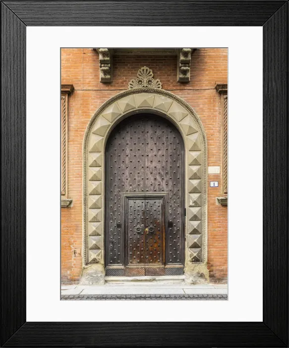 Framed Print : Doorway, Bologna, Emilia-Romagna, Italy