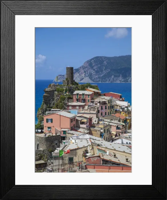 Framed Print : Liguria, Italian Riviera, Italy Framed Print : Liguria, Italian Riviera, Italy