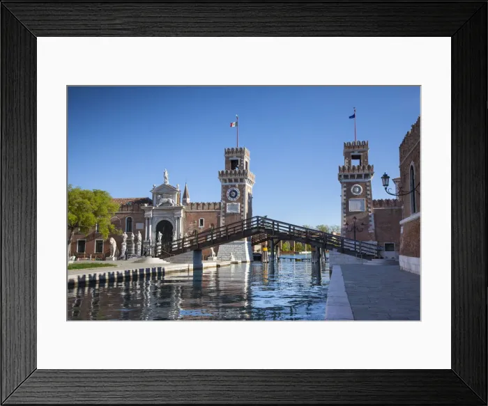 Framed Print : Arsenale, Castelo district, Venice, Italy Framed Print : Arsenale, Castelo district, Venice, Italy