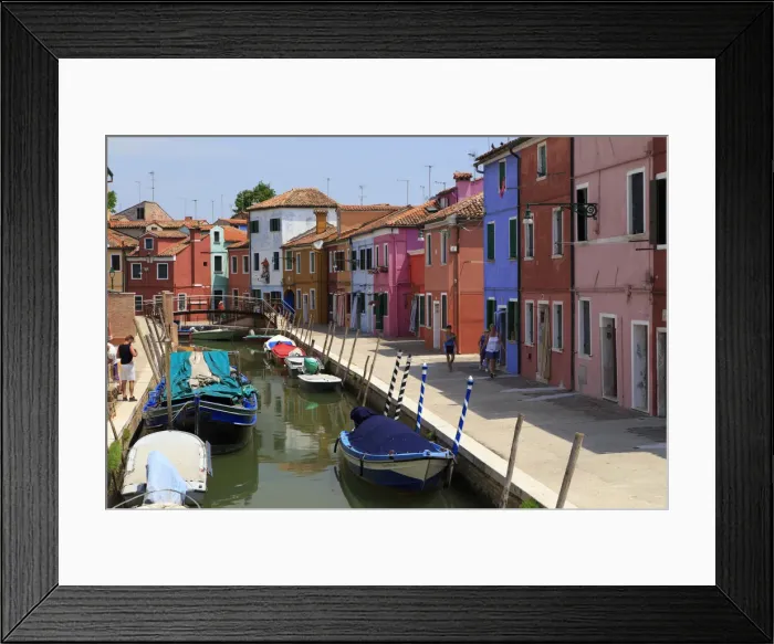 Framed Print : Italy, Veneto, Venice, Burano Island Framed Print : Italy, Veneto, Venice, Burano Island