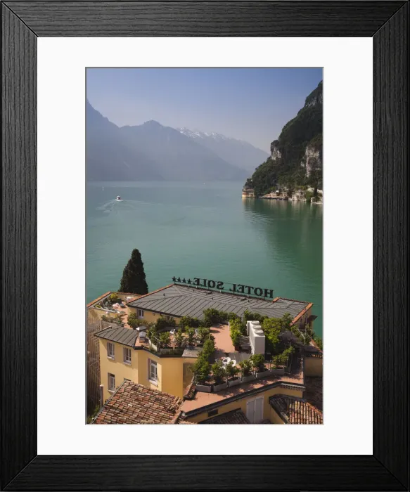 Framed Print : Italy, Trentino-Alto Adige, Lake District, Lake Garda, Riva del Garda, lake view Framed Print : Italy, Trentino-Alto Adige, Lake District, Lake Garda, Riva del Garda, lake view