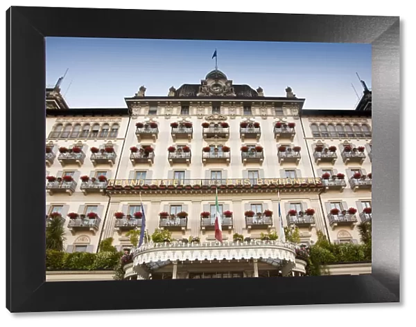 Italy, Piedmont, Lake Maggiore, Stresa, Grand Hotel des Iles Borromees, historic hotel