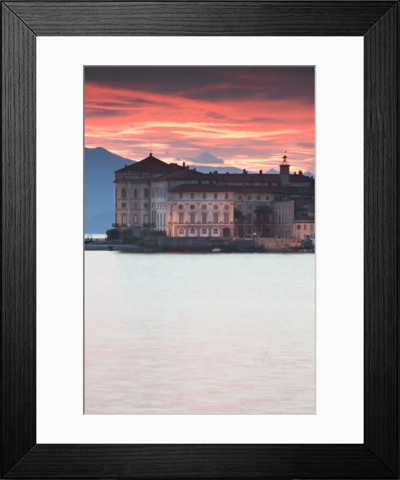 Framed Print : Italy, Piedmont, Lake Maggiore, Stresa, Borromean Islands, Isola Bella, Palazzo Borromeo Framed Print : Italy, Piedmont, Lake Maggiore, Stresa, Borromean Islands, Isola Bella, Palazzo Borromeo
