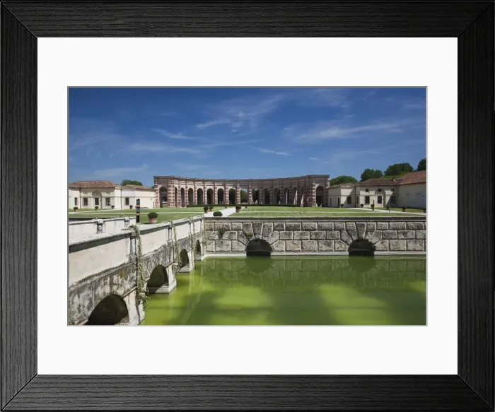 Framed Print : Italy, Lombardy, Mantua, Palazzo Te, courtyard Framed Print : Italy, Lombardy, Mantua, Palazzo Te, courtyard