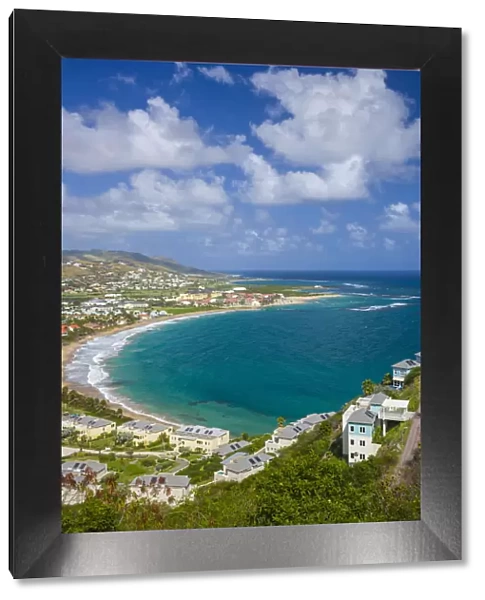 St. Kitts and Nevis, St. Kitts, Frigate Bay of the South Peninsula from Sir Timothy s
