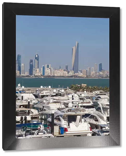 Kuwait, Kuwait City, Salmiya, Yacht Club on Arabian Gulf St