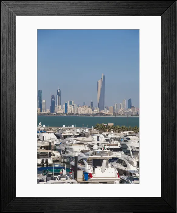 Framed Print : Kuwait, Kuwait City, Salmiya, Yacht Club on Arabian Gulf St Framed Print : Kuwait, Kuwait City, Salmiya, Yacht Club on Arabian Gulf St