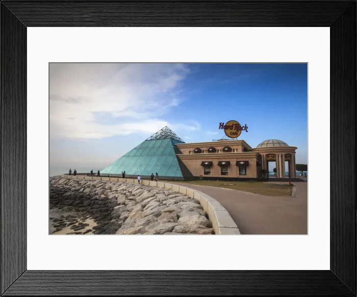Framed Print : Kuwait, Kuwait City, Salmiya, Hard Rock Cafe Framed Print : Kuwait, Kuwait City, Salmiya, Hard Rock Cafe