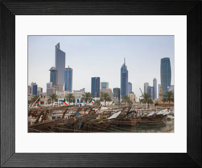 Framed Print : Kuwait, Kuwait City, Old Ships port Framed Print : Kuwait, Kuwait City, Old Ships port
