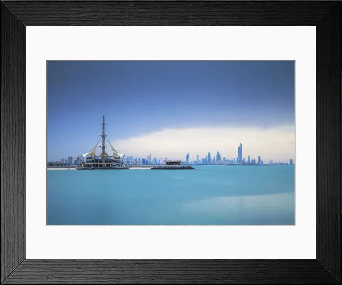 Framed Print : Kuwait, Kuwait City, Salmiya, Marina Waves Leisure complex - a three-storey leisure Framed Print : Kuwait, Kuwait City, Salmiya, Marina Waves Leisure complex - a three-storey leisure