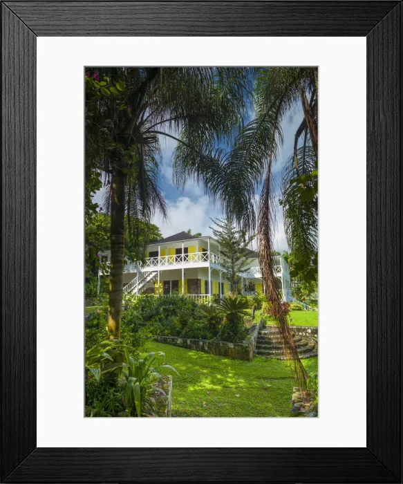 Framed Print : St. Kitts and Nevis, St. Kitts, Ottleys, Ottleys Plantation Inn, old sugar plantation Framed Print : St. Kitts and Nevis, St. Kitts, Ottleys, Ottleys Plantation Inn, old sugar plantation