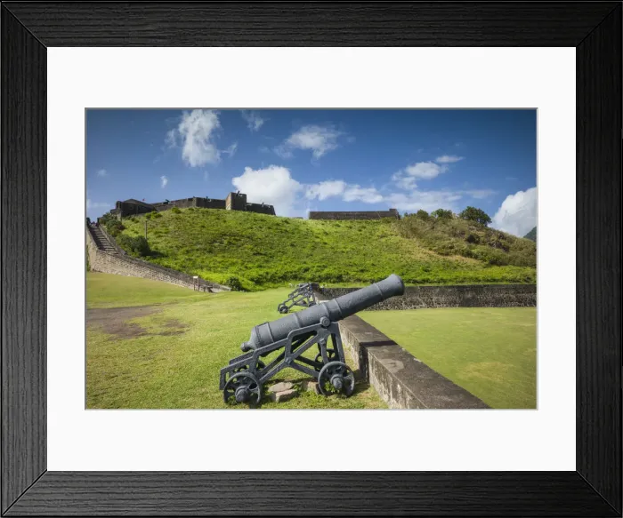 Framed Print : St. Kitts and Nevis, St. Kitts, Brimstone Hill, Brimstone Hill Fortress