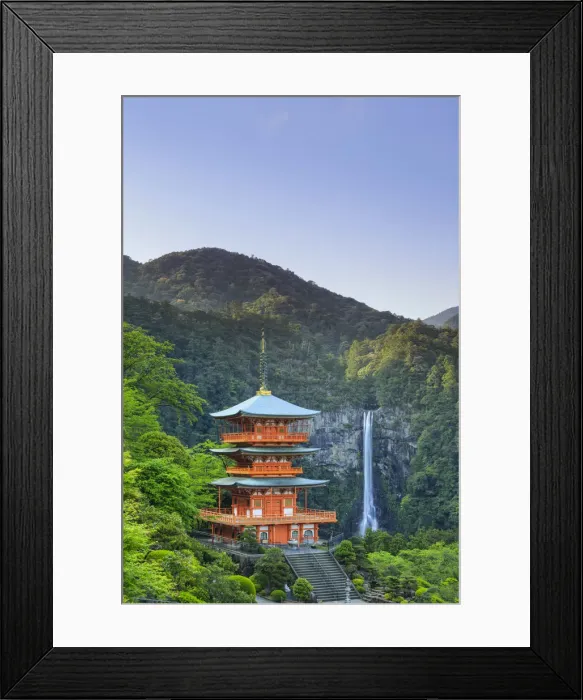 Framed Print : Japan, Wakayama Prefecture, Kumano Kodo Pilgrimage Trail (UNESCO Site), Nachi Taisha Framed Print : Japan, Wakayama Prefecture, Kumano Kodo Pilgrimage Trail (UNESCO Site), Nachi Taisha