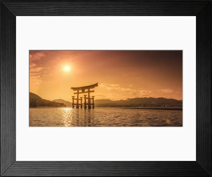 Framed Print : Japan, Hiroshima, Miyajima Island, the Red Torii Gate of Itsukushima-jinja Shinto Shrine Framed Print : Japan, Hiroshima, Miyajima Island, the Red Torii Gate of Itsukushima-jinja Shinto Shrine