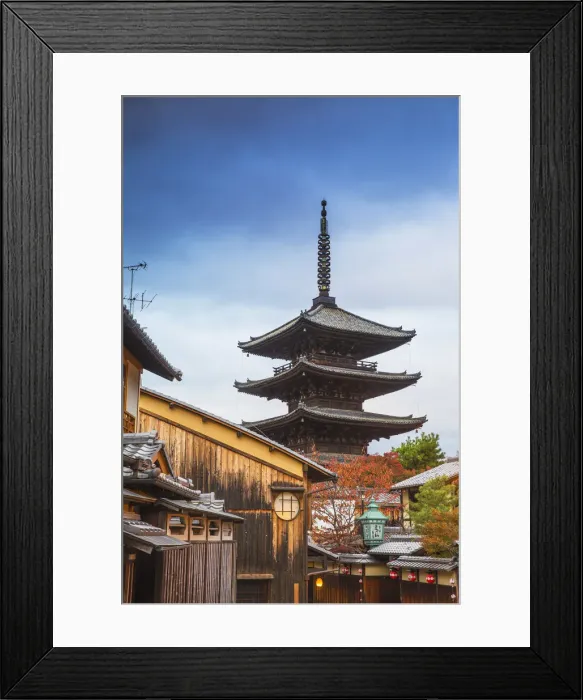 Framed Print : Japan, Kyoto, Higashiyama District, Gion, Yasaka Pagoda in Hokanji temple Framed Print : Japan, Kyoto, Higashiyama District, Gion, Yasaka Pagoda in Hokanji temple