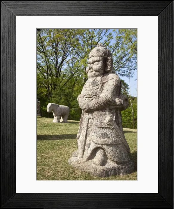 Framed Print : Korea, Seoul, Royal Tombs of Heolleung and Illeung, Heolleung, Tomb of King Taejong Framed Print : Korea, Seoul, Royal Tombs of Heolleung and Illeung, Heolleung, Tomb of King Taejong