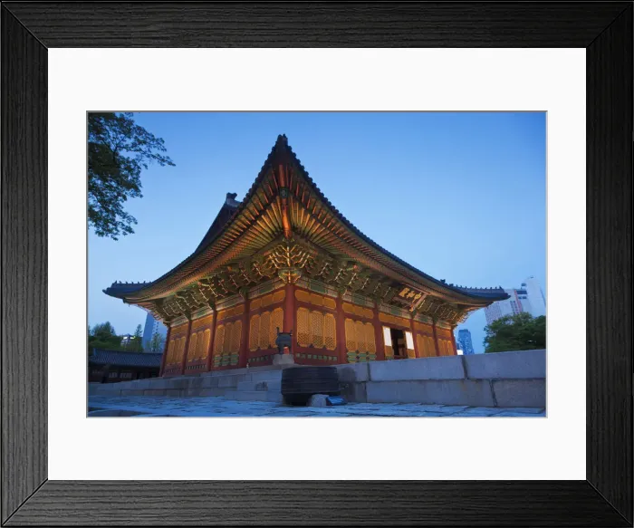 Framed Print : Korea, Seoul, Deoksungung Palace Framed Print : Korea, Seoul, Deoksungung Palace
