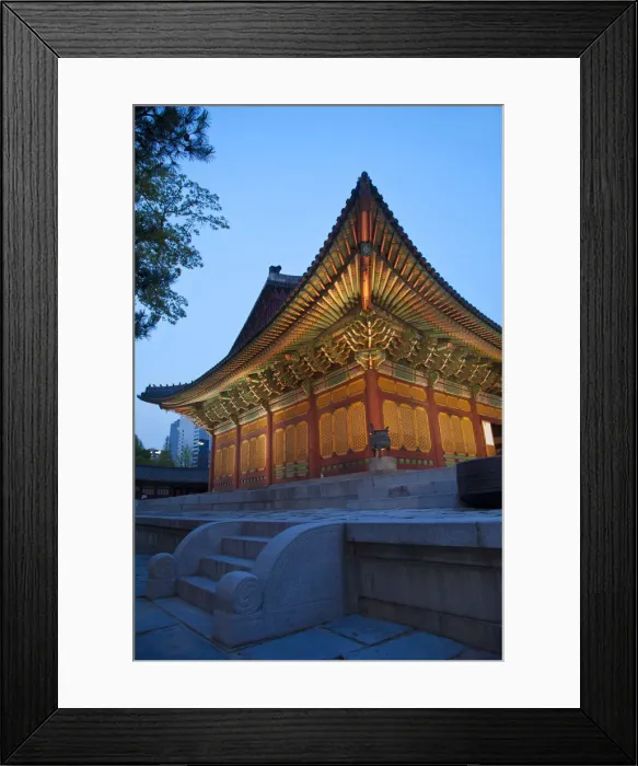 Framed Print : Korea, Seoul, Deoksungung Palace Framed Print : Korea, Seoul, Deoksungung Palace