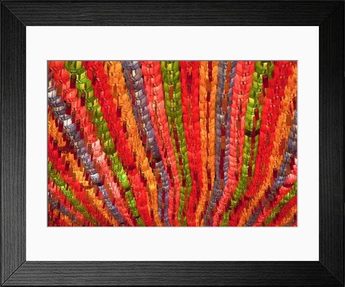 Framed Print : Korea, Seoul, Gangnam, Bongeunsa Temple, Lanterns, Lotus Lantern Festival celebrations