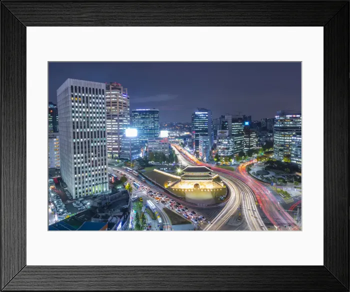 Framed Print : Sungnyemun Gate (Namdaemun Gate), Seoul, South Korea Framed Print : Sungnyemun Gate (Namdaemun Gate), Seoul, South Korea