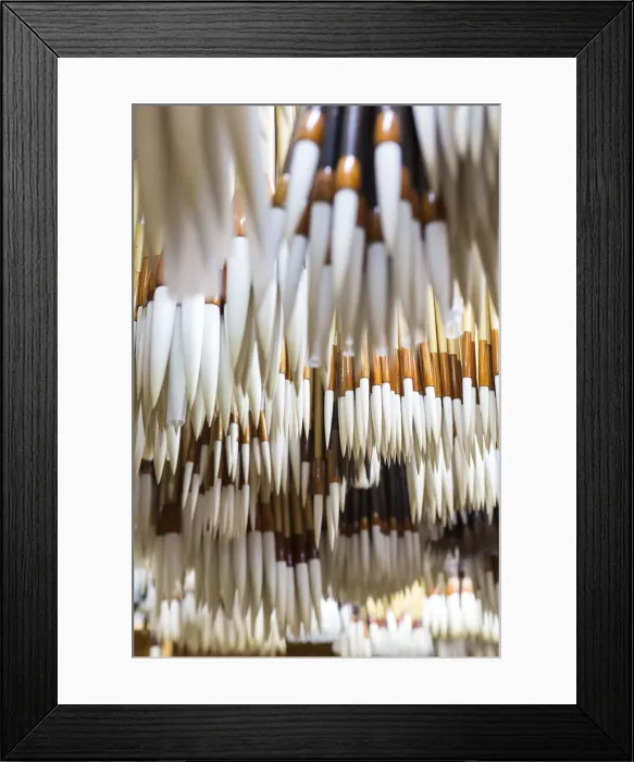 Framed Print : Calligraphy Brushes for sale in Insa-dong, Seoul, South Korea Framed Print : Calligraphy Brushes for sale in Insa-dong, Seoul, South Korea