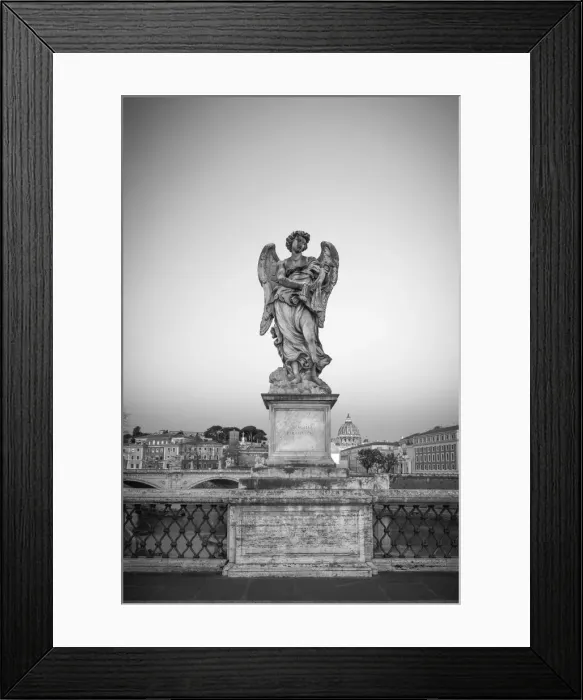 Framed Print : Italy, Lazio, Rome, Ponte Sant Angelo Framed Print : Italy, Lazio, Rome, Ponte Sant Angelo