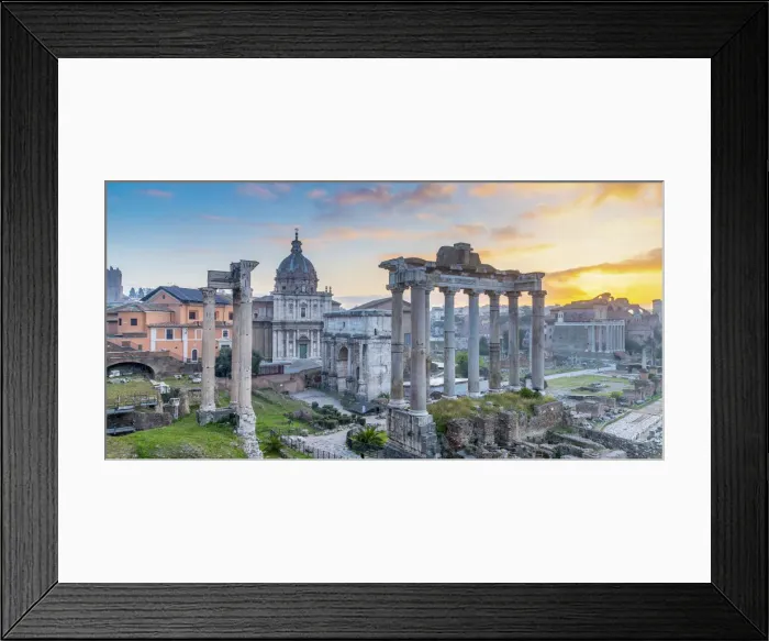 Framed Print : Italy, Lazio, Rome, Forum at sunrise Framed Print : Italy, Lazio, Rome, Forum at sunrise