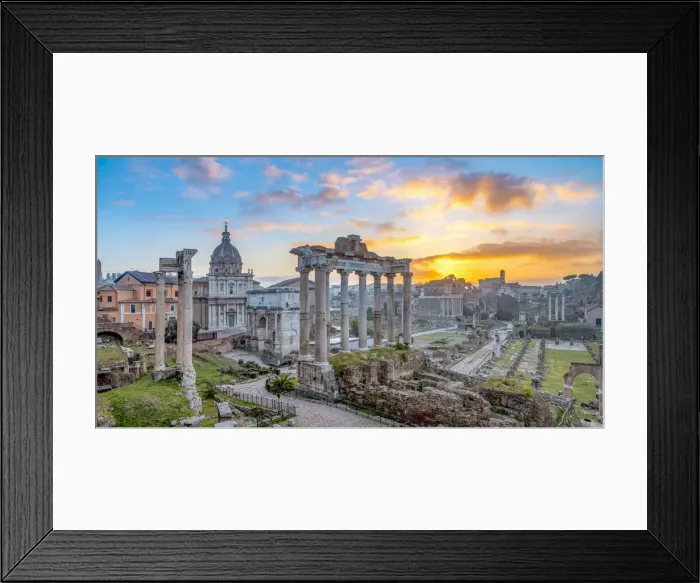 Framed Print : Italy, Lazio, Rome, Forum at sunrise Framed Print : Italy, Lazio, Rome, Forum at sunrise