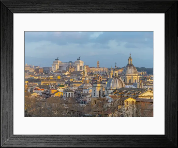 Framed Print : Italy, Lazio, Rome, Skyline Framed Print : Italy, Lazio, Rome, Skyline