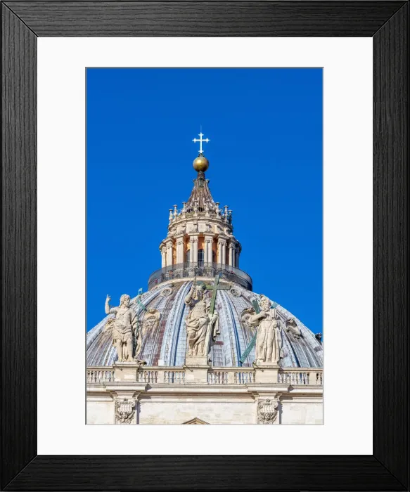 Framed Print : Italy, Lazio, Rome, The Vatican, St Peters Square, St Peters Basilica Framed Print : Italy, Lazio, Rome, The Vatican, St Peters Square, St Peters Basilica