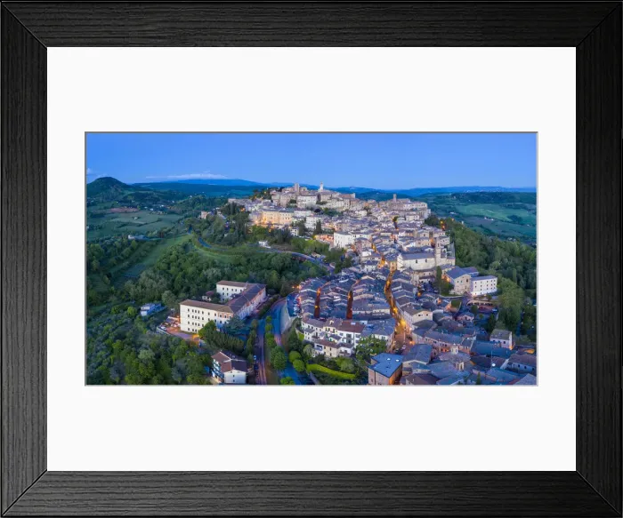 Framed Print : Italy, Tuscany, Siena Province, Montepulciano