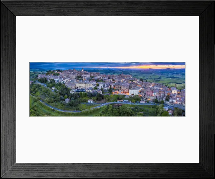 Framed Print : Italy, Tuscany, Siena Province, Montepulciano Framed Print : Italy, Tuscany, Siena Province, Montepulciano