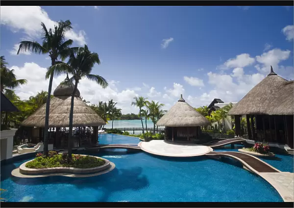 Mauritius, Eastern Mauritius, Trou d Eau Douce, Le Touessrok Resort Hotel, pool