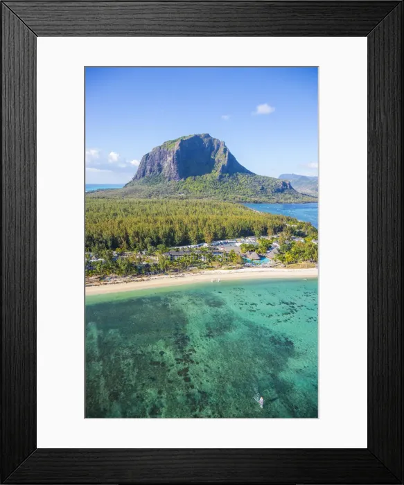 Framed Print : St. Regis resort, Le Morne Brabant Peninsula, Black River (Riviere Noire), West Coast Framed Print : St. Regis resort, Le Morne Brabant Peninsula, Black River (Riviere Noire), West Coast
