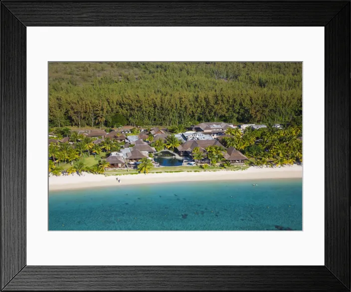 Framed Print : Lux le Morne hotel, Le Morne Brabant Peninsula, Black River (Riviere Noire), West Coast