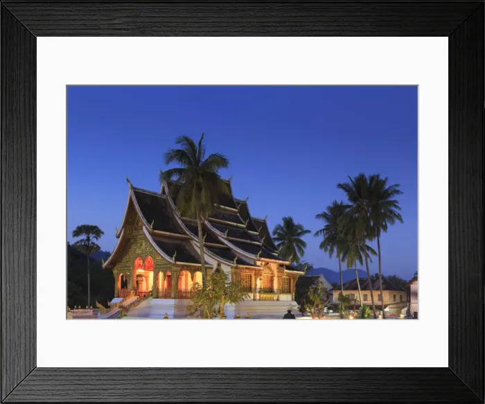 Framed Print : Laos, Luang Prabang (UNESCO Site), Wat Mai Temple Framed Print : Laos, Luang Prabang (UNESCO Site), Wat Mai Temple