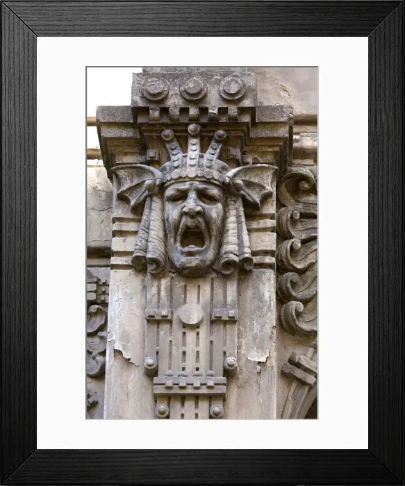 Framed Print : Art Nouveau Style Architecture (Also Known as Jugendstil Architecture Designed by Framed Print : Art Nouveau Style Architecture (Also Known as Jugendstil Architecture Designed by