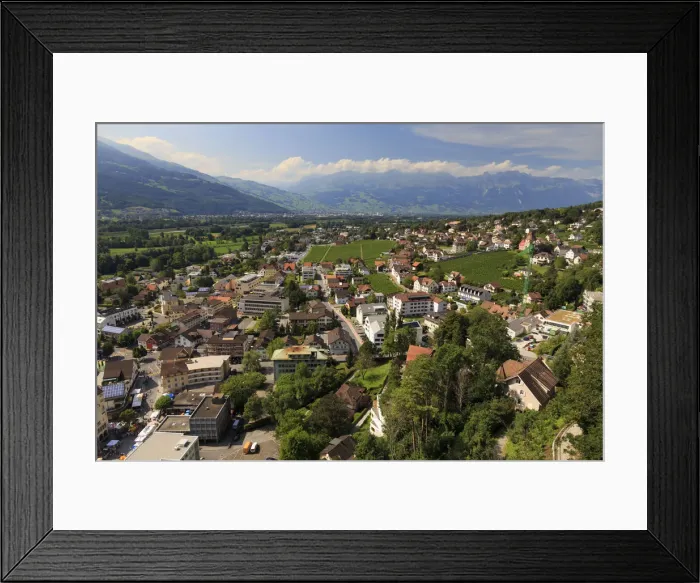 Framed Print : Liechtenstein, Vaduz, Vaduz Castle (Schloss Vaduz)