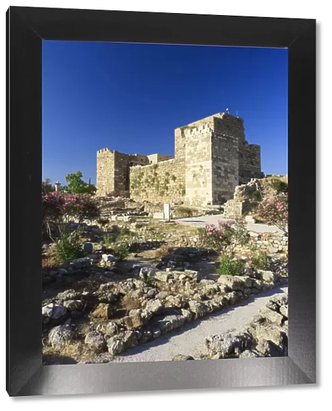 Lebanon, Byblos, archaeological site, Crusader Castle