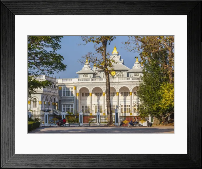 Framed Print : Laos, Vientiane, Presidential Palace Framed Print : Laos, Vientiane, Presidential Palace