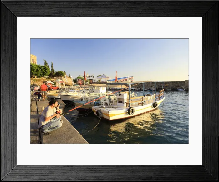 Framed Print : Lebanon, Byblos, Harbour Framed Print : Lebanon, Byblos, Harbour