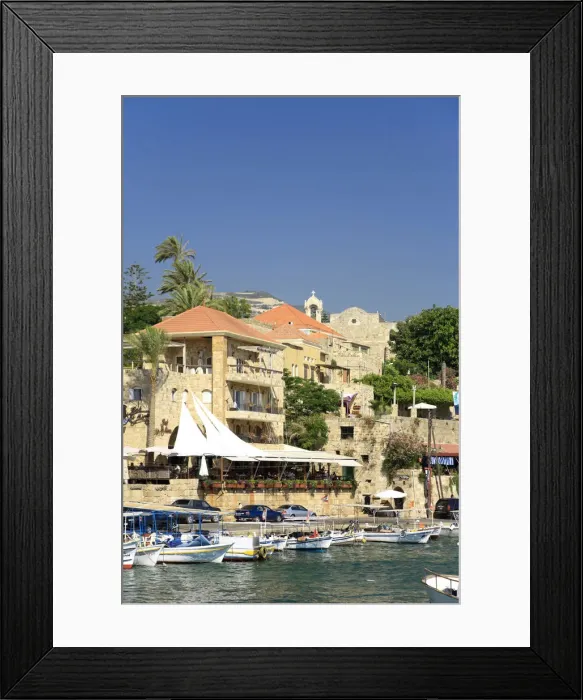 Framed Print : Lebanon, Byblos, Harbour