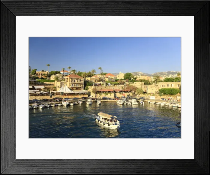Framed Print : Lebanon, Byblos, Harbour