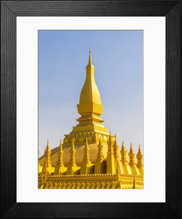 Framed Print : Laos, Vientiane, Pha That Luang, Great Sacred Reliquary, exterior Framed Print : Laos, Vientiane, Pha That Luang, Great Sacred Reliquary, exterior