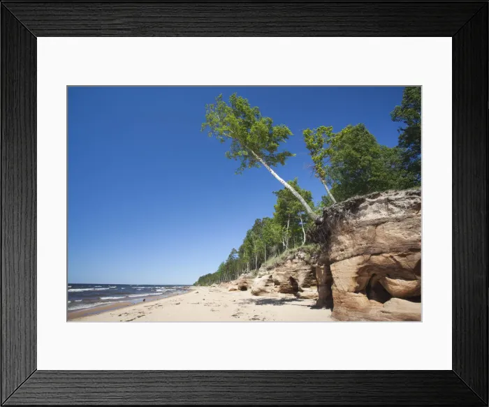 Framed Print : Latvia, Northeastern Latvia, Vidzeme Coast Region, Saulkrasti, beach by the Veczemju Framed Print : Latvia, Northeastern Latvia, Vidzeme Coast Region, Saulkrasti, beach by the Veczemju