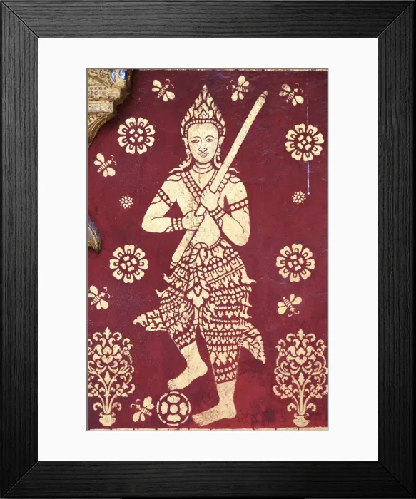 Framed Print : Laos, Luang Prabang (UNESCO Site), Temple Detail Framed Print : Laos, Luang Prabang (UNESCO Site), Temple Detail