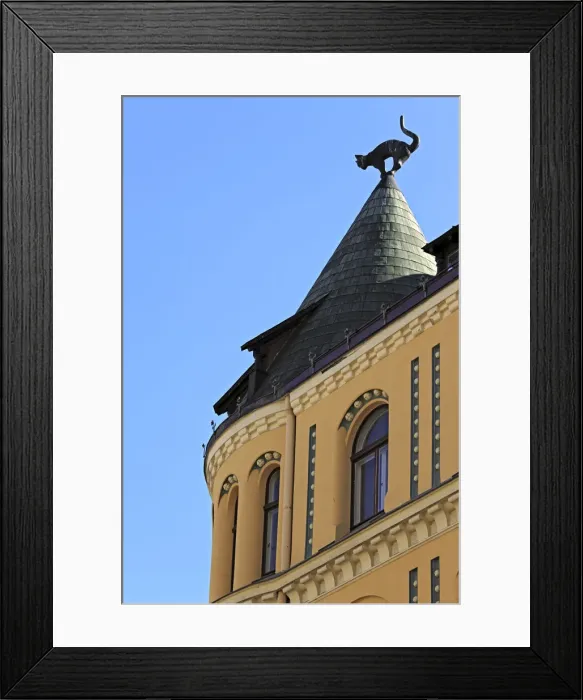 Framed Print : The Cats House, Old Town, Riga, Latvia Framed Print : The Cats House, Old Town, Riga, Latvia