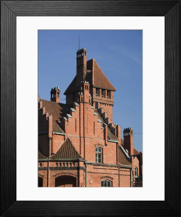 Framed Print : Latvia, Western Latvia, Kurzeme Region, Tukums, Jaunmoku Castle