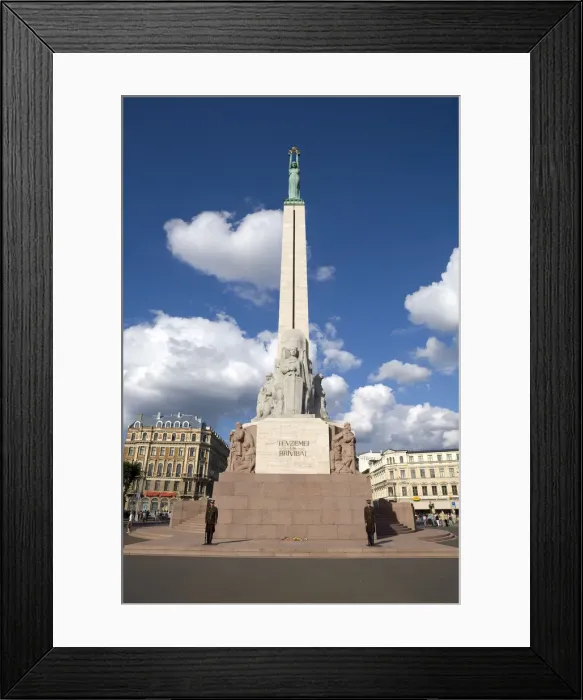 Framed Print : Latvian Freedom Monument, Riga, Latvia Framed Print : Latvian Freedom Monument, Riga, Latvia